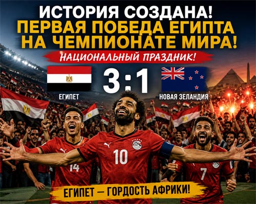 Египет празднует историческую победу: «Фараоны» впервые выиграли матч на чемпионате мира Египет празднует историческую победу: «Фараоны» впервые выиграли матч на чемпионате мира