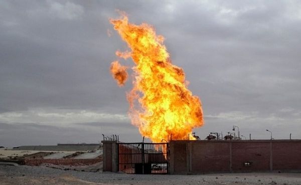 На египетском Синае взорван газопровод На египетском Синае взорван газопровод