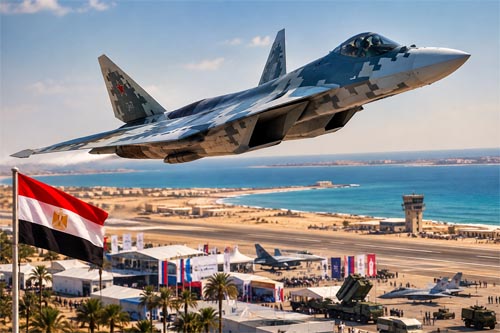 �� ������������� ����������-����������� ������ El Alamein International Airshow 2026 � ������ ������ ������� ��-57� � ����� 500 �������� ������� ���������