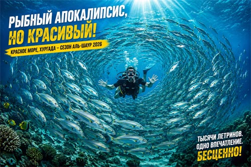 Красное море сошло с ума: у Хургады началось «рыбное нашествие», а туристы теперь плавают внутри живых торнадо Красное море сошло с ума: у Хургады началось «рыбное нашествие», а туристы теперь плавают внутри живых торнадо