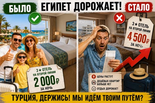 Египет решил догнать Турцию… по ценам: бюджетный отдых стремительно уходит в прошлое Египет решил догнать Турцию… по ценам: бюджетный отдых стремительно уходит в прошлое