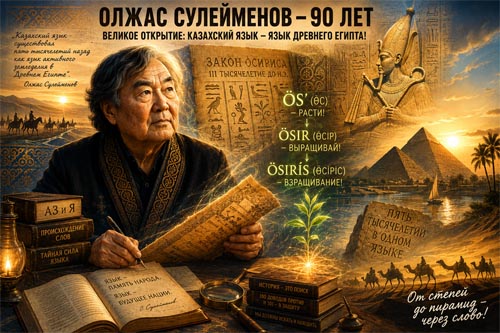 Осирис говорил по-казахски? Египтологи напряглись, а пирамиды начали прислушиваться Осирис говорил по-казахски? Египтологи напряглись, а пирамиды начали прислушиваться