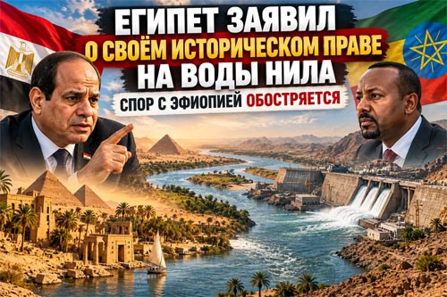 Египет заявил о своём историческом праве на воды Нила: спор с Эфиопией обостряется Египет заявил о своём историческом праве на воды Нила: спор с Эфиопией обостряется