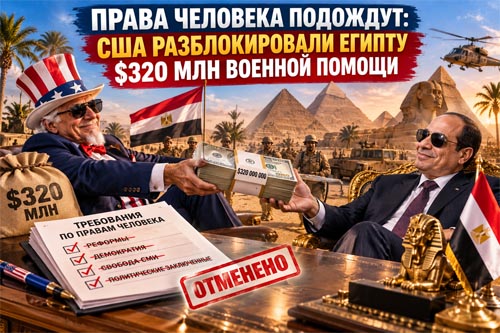 Права человека подождут: США разблокировали для Египта $320 млн военной помощи Права человека подождут: США разблокировали для Египта $320 млн военной помощи