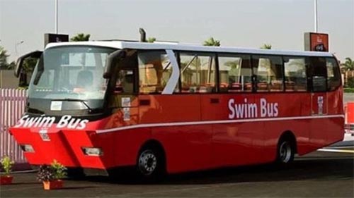 В Египте запускают первый на Ближнем Востоке автобус-амфибию В Египте запускают первый на Ближнем Востоке автобус-амфибию
