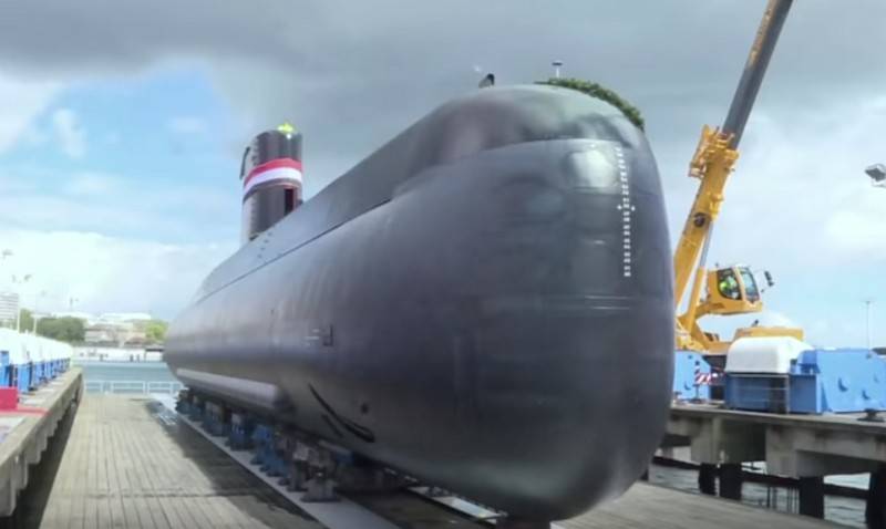 Спущена на воду третья немецкая подводная лодка для ВМС Египта Спущена на воду третья немецкая подводная лодка для ВМС Египта
