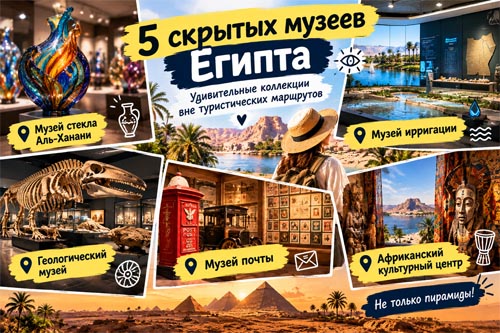 Пять малоизвестных и бюджетных музеев Египта , о которых не расскажут в отеле